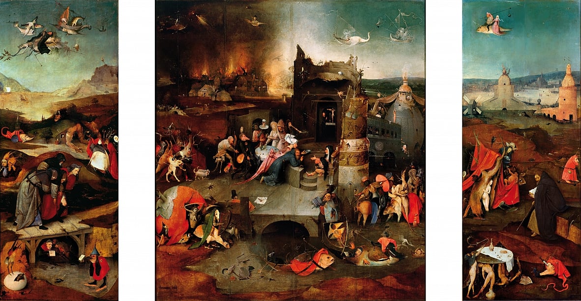 Die Versuchung des heiligen Antonius von Hieronymus Bosch